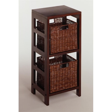 Doba-Bnt Espresso Beechwood SHELF2-SECT NARROW SA143666